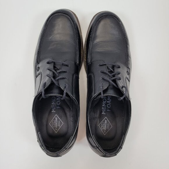 St Johns Bay Balsam Oxford Men's Black Memory Foam Dress Shoes US Size 10M - Picture 5 of 8